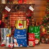 Christmas Gift Bags-41 PCS For Holiday Gift Assorted Sizes Bulk