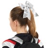 Augusta Sportswear Sequin Cheer Hair Bow Black OS