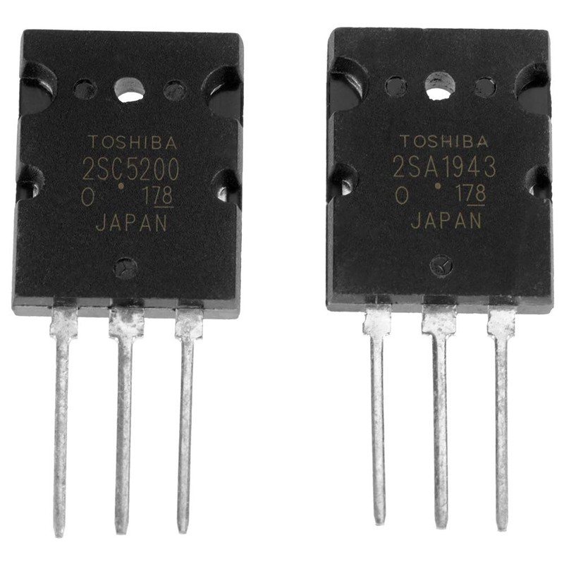 Power Amplifier Transistor, 5 Pair 2SA1943 2SC5200 Power General Purpose
