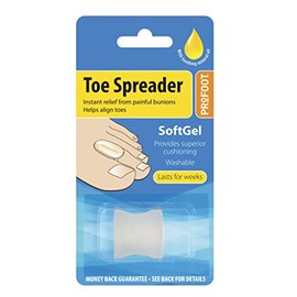 Profoot Toe Spreader Ideal for bunions and Overlapping Toes, Helps Align Toes and Reduce Bunion Pain Pack of 2