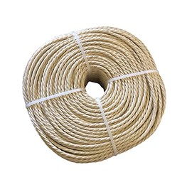 4mm Laced Danish Paper Cord (1KG) Natural White