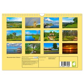 Bezauberndes Estland (Wandkalender 2026 DIN A4 quer), CALVENDO Monatskalender
