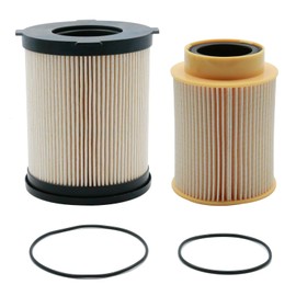 laffoonparts 2 Pack Fuel Filter Kit, Robust Diesel Fuel Filter Packs, Replacement for Titan XD 5.0L 2016 2017 2018 2019