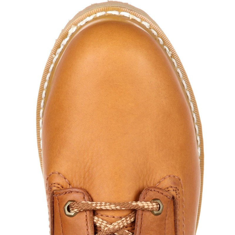 Georgia Boot Men's 6'' Wedge Work Boot, Barracuda Gold, 11