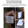 Camping Lunch Box Folding Handle Aluminum Camping Bento Container Camping