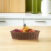 DOITOOL 2pcs Triangular Storage Baskets, Corner Storage Bin Organizer for