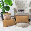 CaliTime Throw Pillow Cases Pack of 2 Cotton Thread Stitching