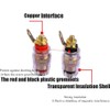RUNCCI-YUN 8PCS Speaker Terminal Binding Post Banana Plug Socket Connector