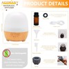 Essential Oil Diffuser, Waterless Diffuser 3-Speed Smart Mist Aromatherapy Diffuser