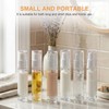 6pcs Airless Travel Pump Bottle, 10ml, Clear