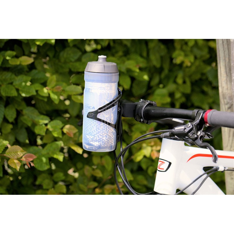 Zefal Handlebar Bottle Cage Mount With Pulse B2 Bottle Cage,
