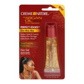 Creme of Nature Argan Oil Perfect Edges 0.5 oz Hair Styling Agent Travel Size
