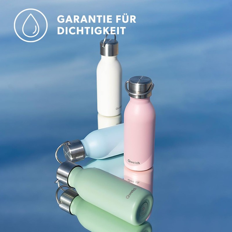 Qwetch - Drinking Bottle 350 ml Stainless Steel Active -