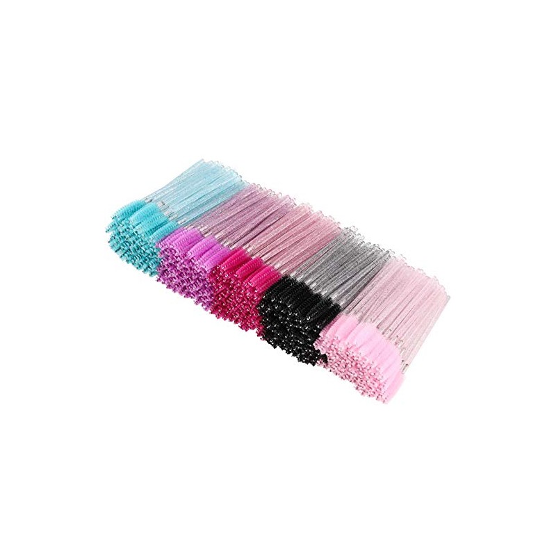 Tbestmax 500 Disposable Mascara Wands Eyelash Brush Spoolies for Eyebrow