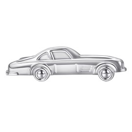 Yoursfs Funny Tie Clip, For Cars, Stylish, Men's, Silver, Brand, Popular, Accessory, Present, Brass, No Gemstone