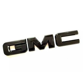 Auto Front Gloss Black OVERLAY Emblem Badge Fit 2023 2024 2025 GMC Canyon