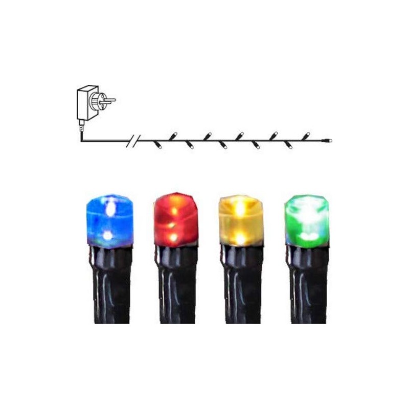 Best Season Micro Plastic LED Chain Light, Multi