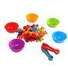 Toddler Color Classification Toys Dinosaurs Toy with Bowls and Clamps