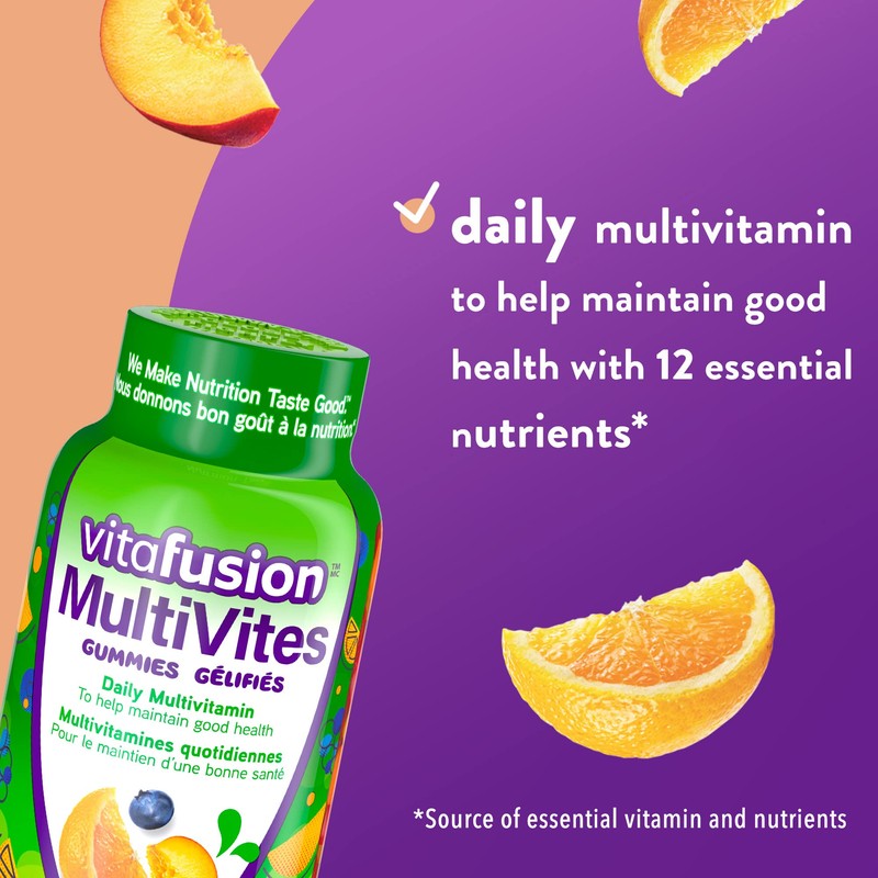 Vitafusion store Vitafusion MultiVites Adult Multivitamin Gummies, Source Of 12
