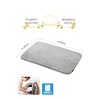 CB Japan Carari Microfiber Bath Mat, Towel Texture, Absorbent, 23.6×15.7
