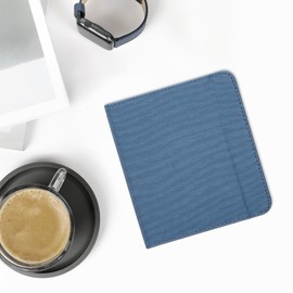 kwmobile Flip Case Compatible with Kobo Kobo Libra Colour / Tolino Vision Colour - Protective Case e-Reader - Case eReader - Blue