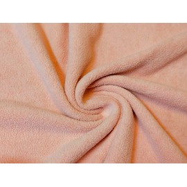 Jersey Fine Sherpa Fleece Fur Fabric Material Rose, 1Mtr - 150cm x 100cm