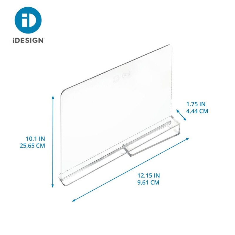The Home Edit by iDesign 30,5cm by 22,9cm Clear Recycled