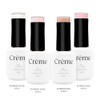 Set 4 tonos Rubber Base Esmalte en Gel para Aplicación