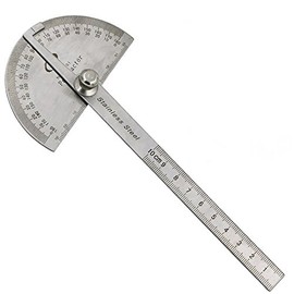 Actopus Metal Protractor Angle Finder Rotary Ruler Gauge Machinist Tool