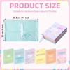 6 Pack Pastel Inspirational Quotes Book Cover Stretchable Reusable Jumbo