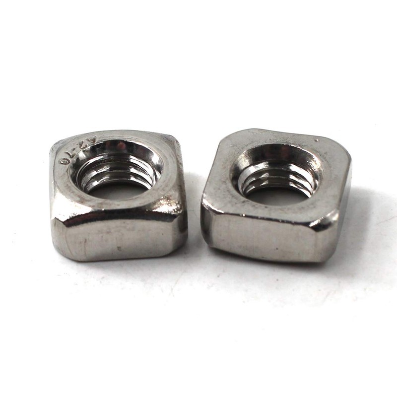 M8 Square Nut 304 Stainless Steel Thread Nut (Pack of