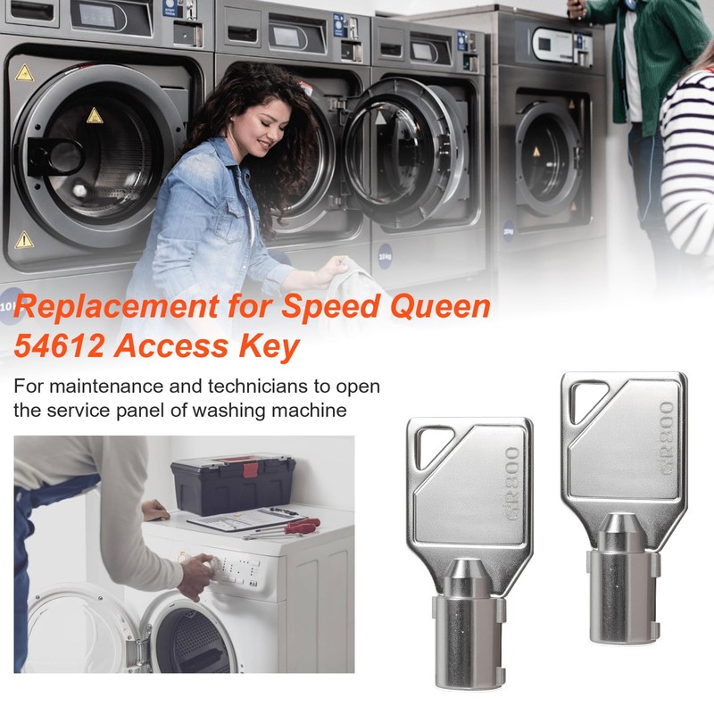 Washer Dryer Machine Key GR800 Replacement for Speed Queen Commercial