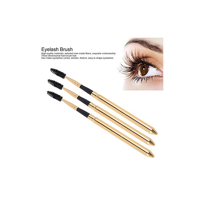 Sistema de cepillo de la pestaña 3Pcs, Spoolie portátil reutilizable