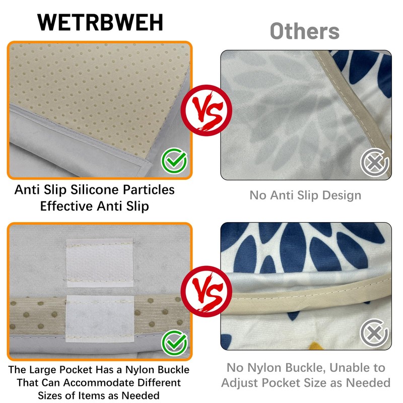 WETRBWEH Remote Control Holder for Armchair，Couch Caddy Organizer TV Remote
