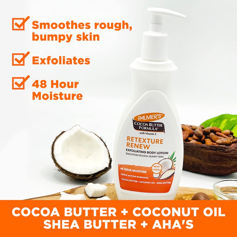 Palmer’s Cocoa Butter Retexture & Renew Exfoliating Body Lotion