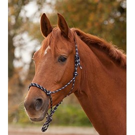 WALDHAUSEN Knotenhalfter, nachtblau/silber, VB, nachtblau/silber, Vollblut