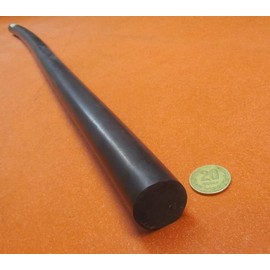 Black Neoprene Rubber Round Rod 75A 1.25" (1-1/4") Diameter x 36" Length 1 pc