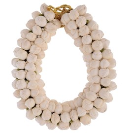 OnMexa Artificial Jasmine Mogra Flower Hair Garland – Traditional Indian Hair Accessory for Women, Reusable Floral Gajra for Juda Decoration (Free Size)