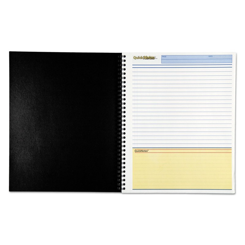 Mead Cambridge 06066 Side Bound Guided Business Notebook, QuickNotes, 11