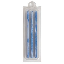 Bigman BEC-BL3 Erasable, Water-Based Soft Chalk, 0.2 inches (5 mm), Blue Refill, Pack of 3