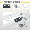 ZOSANY 2 Pack Heavy Duty Universal Exhaust Hangers - Flexible