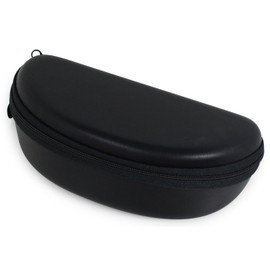 Tacy Case Sunglasses Case Black Hard Zipper EVA LM-7003-2