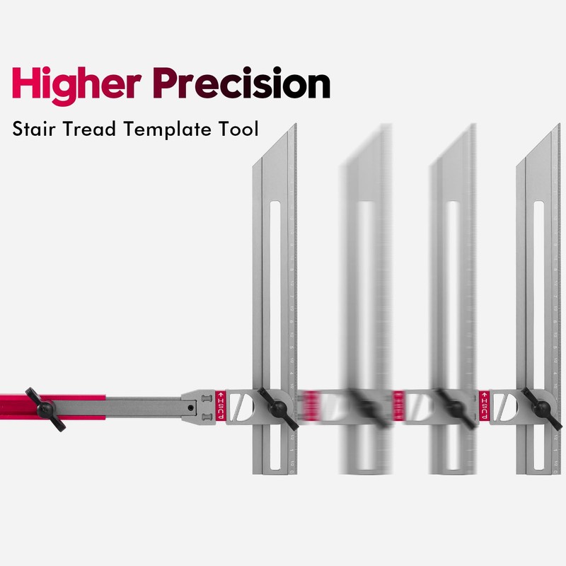 Stair Tread Template Tool - Upgrade Stair Tread Gauge -