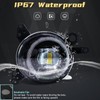 AFOGGEST Angel Eye Fog Light For Mitsubishi Lancer 2008-2014 Front
