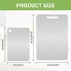 Thoquene Titanium Chopping Board with Connection Set, Stainless Steel, Double-Sided