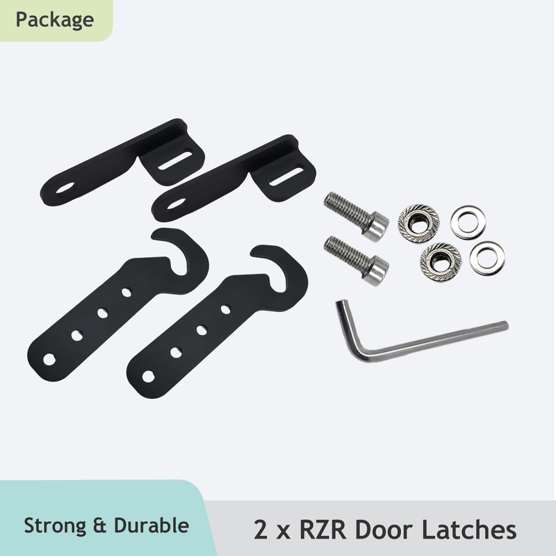 Teurroie Adjustable Easy Door Latches Booster Vent Extender for UTV