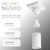 SSC-LUXon NUVIO Aufbaustrahler Deckenlampe Wandleuchte Spot 2-flammig downlight schwenkbar weiß