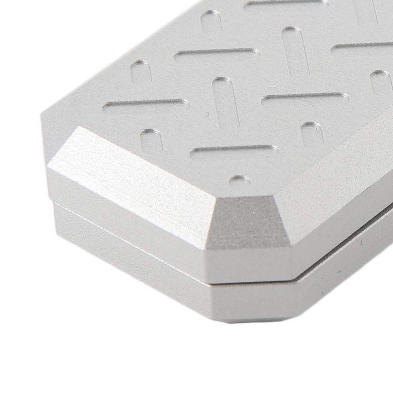 Push Slider Card Toy Textured Pattern Anxiety Relief Aluminum Alloy