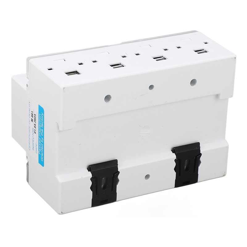 3 Phase Energy Meter DIN Rail Mount Electricity Usage Monitor