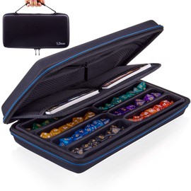 SIQUK Custodia per Dadi Custodia Organizer con Maniglia per DND Rpg Giochi da Tavolo